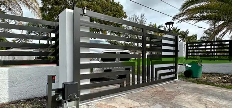 Automatic Driveway Gate Installation Cloverleaf