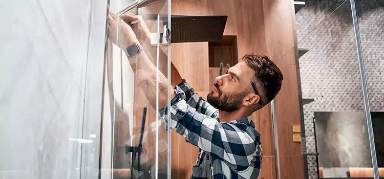 Replace Shower Doors with Frameless Cloverleaf