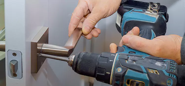 Security Door Lock Installation Cloverleaf